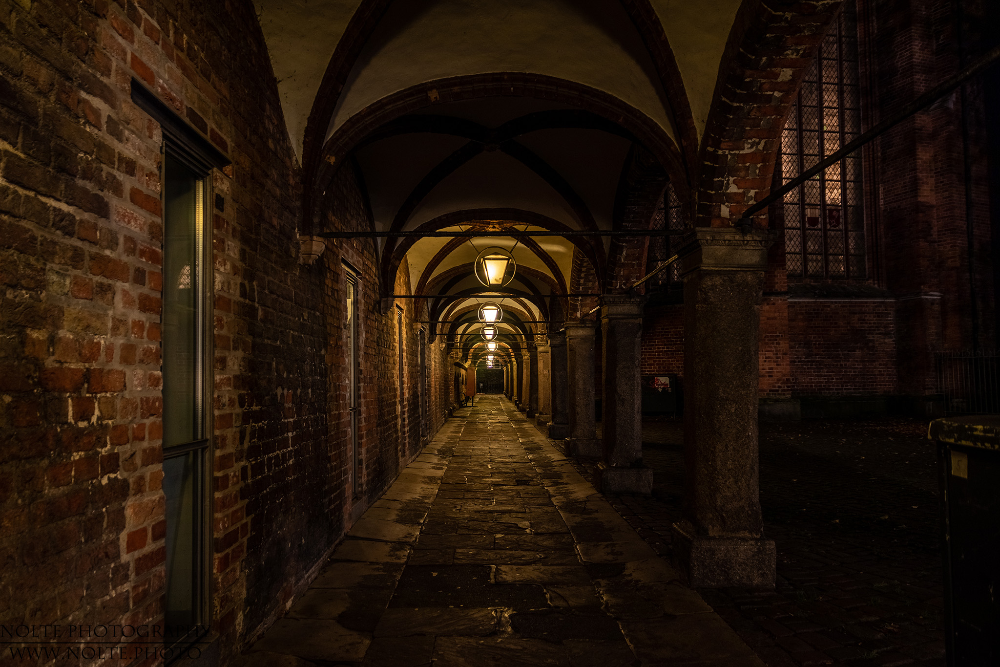 Kollonadengang hinter Niederegger, Lübeck